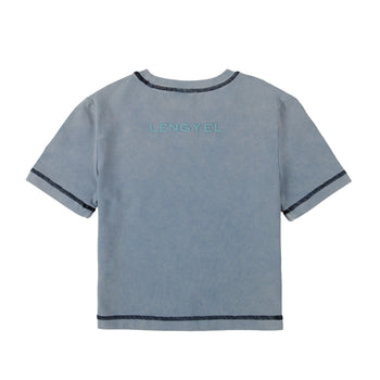 Mineral Blue Baby Tee