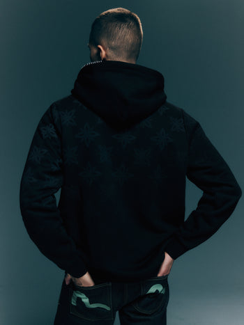 Fading Monogram Midnight Hoodie