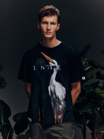 Black Crane T-Shirt