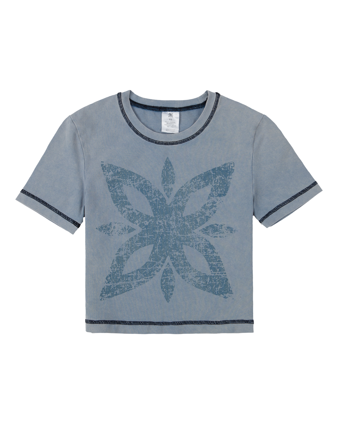 Mineral Blue Baby Tee