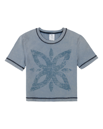 Mineral Blue Baby Tee